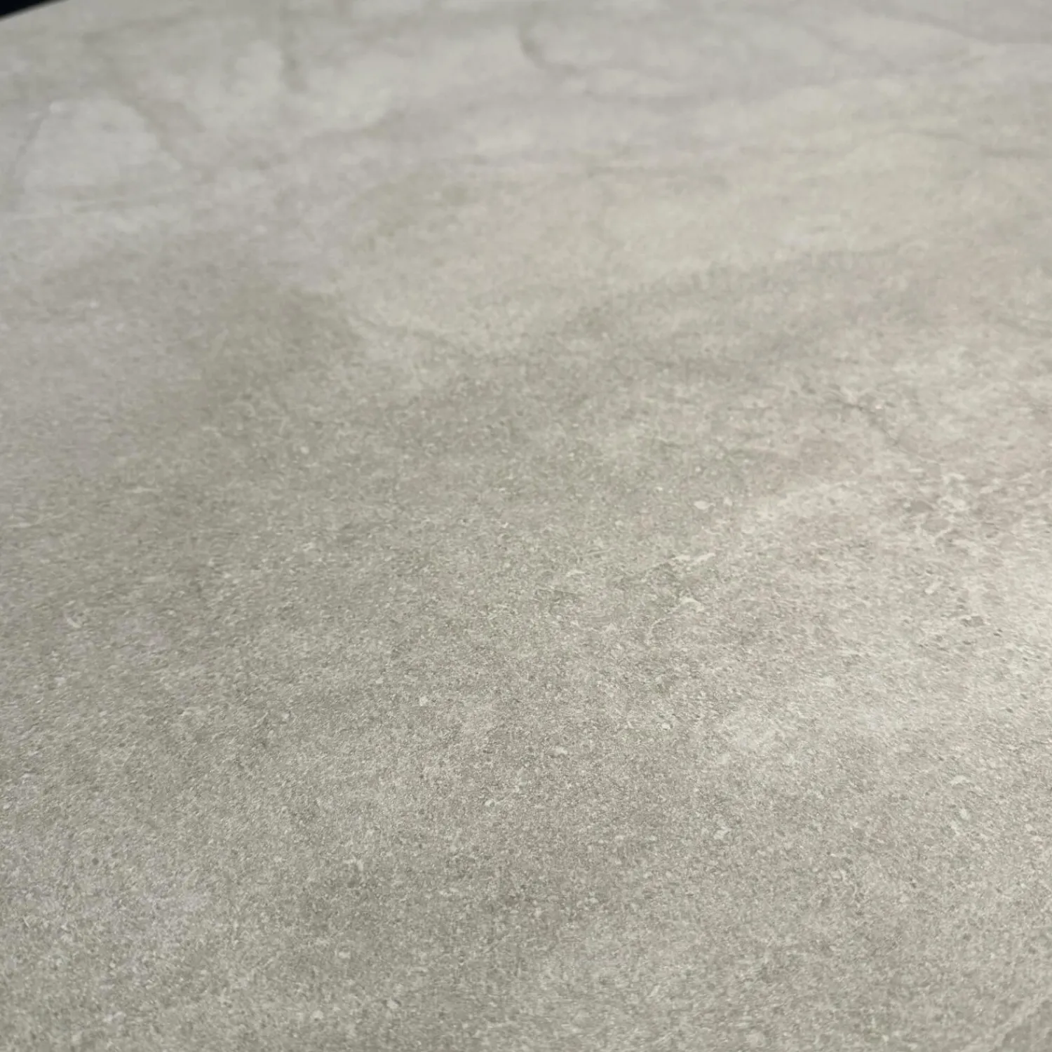 Bacher Esstische|Esstisch Todo 6116 Platte Keramik Matt Rock Grigio Grau Säule Lack Matt Bodenplatte Metall Schwarz Tiefmatt Ausziehbar