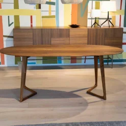 Zeitraum Esstische|Esstisch Twist Amerikanischer Nussbaum Massiv