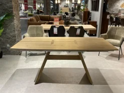 Voglauer Esstische|Esstisch V-Rock Living Alteiche Rustico Gebürstet mit Verlängerung