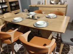 Voglauer Esstische|Esstisch V-Rock Massivholz Alteiche Rustiko Mit Auszug