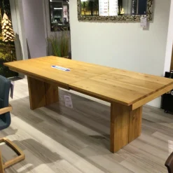 Wimmer Esstische|Esstisch Waldsee Wangenesstisch Asteiche Natur Gestellauszug Einhandtechnik