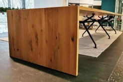 Wagner Esstische|Esstisch W-Table Vollholz Eiche Geölt Tischbeine Aluminium Schwarz Pulverbeschichtet