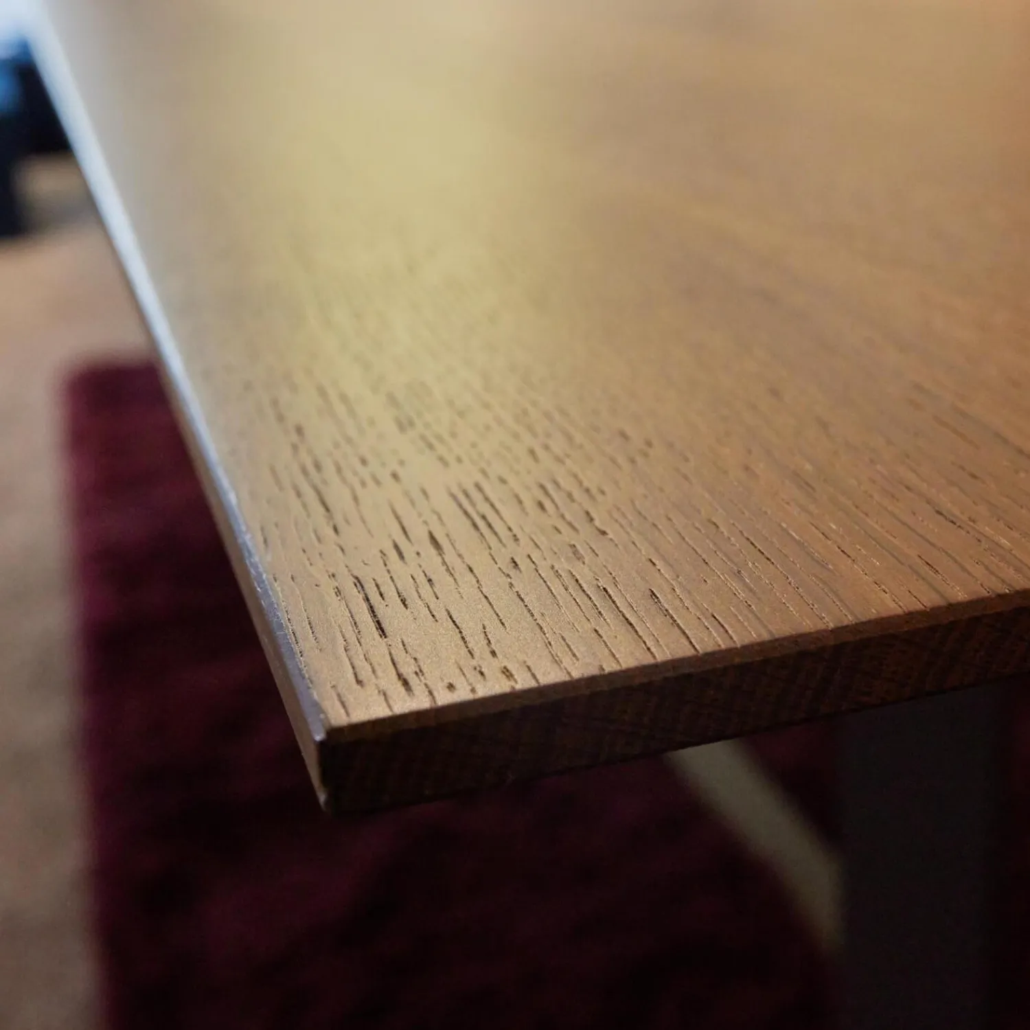 Girsberger Esstische|Esstisch Yoho Räuchereiche Lackiert Natur N101 Gestell RAL 7016 Anthrazitgrau