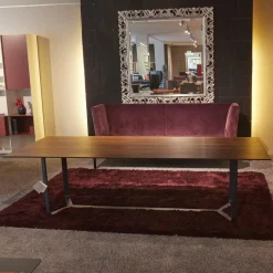 Girsberger Esstische|Esstisch Yoho Räuchereiche Lackiert Natur N101 Gestell RAL 7016 Anthrazitgrau