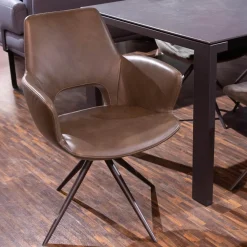 Musterring Essgruppen|Esstischgruppe MR Navarra Platte Dekton Laos Industrial Metallgestell Mit 6 Stühlen