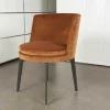 Flexform Einzelstühle|Esszimmerstuhl Feel Good Stoff Eldorado Orange