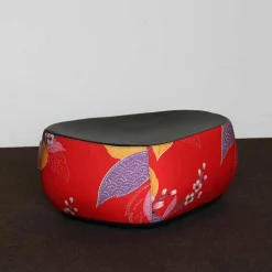 Moroso Hocker & Sitzsäcke|Fjord Hocker Bezug 10795 Cat. T Rot Gelb Violet Blau 0503 Leder Nero 0064 Cat. T