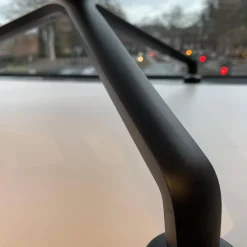 Walter Knoll Relaxsessel|FK Schalensessel 6726-3GS Bezug Leder Rodeo Soft 1360 Black Drehgestell Schwarz Matt