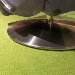 Steinpol Polstergruppen|Funktionseckgarnitur Relaxa 5 0 Stoff Herkules Steel 44 D Schwarz Aluminium Säulenfuß Und Drehteller Edelstahl