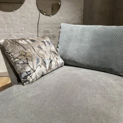 Brühl Daybeds & Recamieren|Funktionsliege Tam Stoff Dess 2813 93 Grau Gestell Metall Glänzend Verchromt Seitenlehne Verschieb Und Abklappbar Mit Spitzkissen
