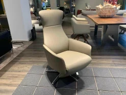 FSM Relaxsessel|Funktionssessel Cleo Leder Taupe A91