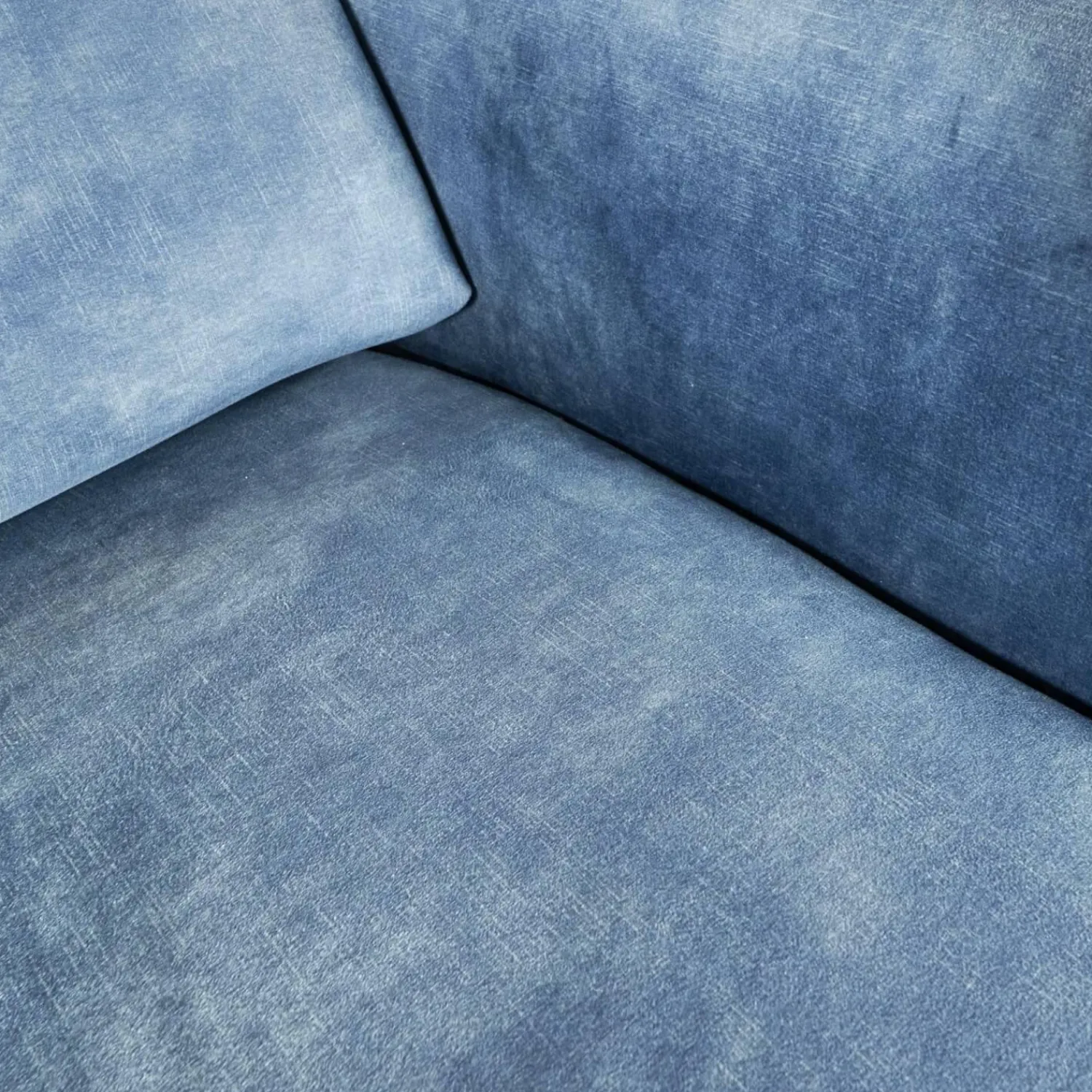 Carina Relaxsessel|Funktionssessel Noah M Blau Sternfuß Schwarz Verstellbar