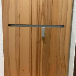 Sudbrock Garderoben|Garderobe Elli Nussbaum Furnier Glattlack Schwarz Paneel Bank Korpus