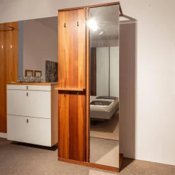 Team 7 Garderoben|Garderobe Nussbaum Teilverdeckt 80x192