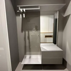 Schönbuch Garderoben|Garderobe S7 Lack Hochglanz Asphalt Aluminiumboarde Eloxiert Mit Spiegelpaneel