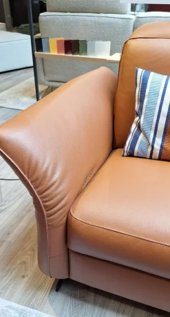 Rom Polstergruppen|Garnitur Adora Leder Montana Cognac 2 Sofas