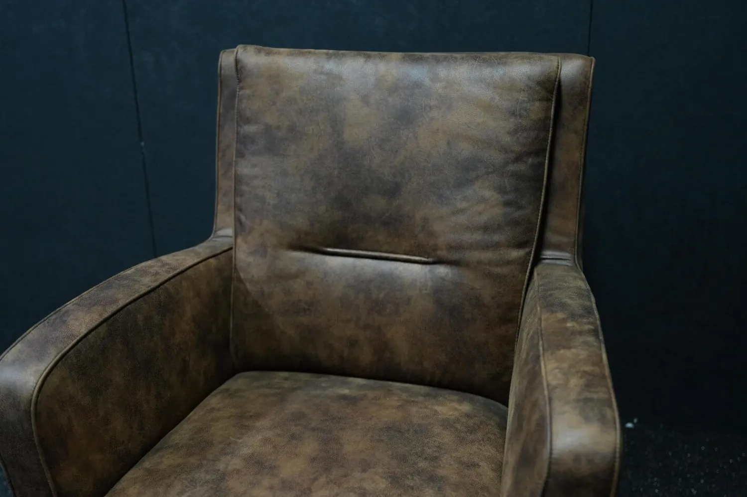 Keller R Polstergruppen|Garnitur Angela Stoff Rodeo 1 Braun Mikrofaser Büffellook 2 Sofas 1 Sessel