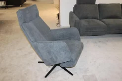 DFM Polstergruppen|Garnitur Cadiz Stoff 56 Clever Grau Ecksofa mit Sessel
