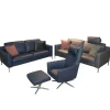 DFM Polstergruppen|Garnitur Casablanca Leder W2 Anthrazit 2 Sofas 1 Sessel