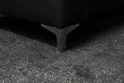 Steinpol Polstergruppen|Garnitur Charly Leder Dolcia Schwarz 58-944 mit Elektrischer Relaxfunktion