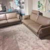 Erpo Polstergruppen|Garnitur CL 990 Leder 42 Fango 2 Sofas 1 Kopfstütze