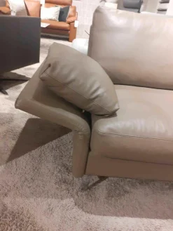 Erpo Polstergruppen|Garnitur CL 990 Leder 42 Fango 2 Sofas 1 Kopfstütze