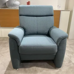 Arco Polstergruppen|Garnitur Colorado Casada Stoff Q2 Melite Gletscher Blau 2 Sofas 1 Sessel