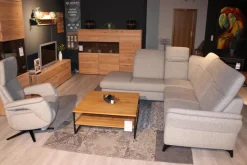 Steinpol Polstergruppen|Garnitur Corsica II Casada Stoff C Sneak Steel Grau