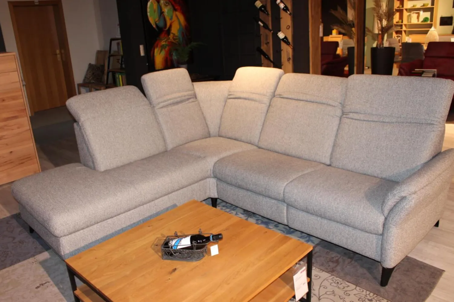 Steinpol Polstergruppen|Garnitur Corsica II Casada Stoff C Sneak Steel Grau