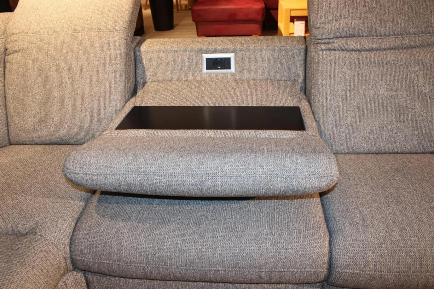 Steinpol Polstergruppen|Garnitur Corsica II Casada Stoff C Sneak Steel Grau