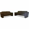 Jori Polstergruppen|Garnitur Dakota JR 9800 Leder Fuerte Braun 2 Sofas