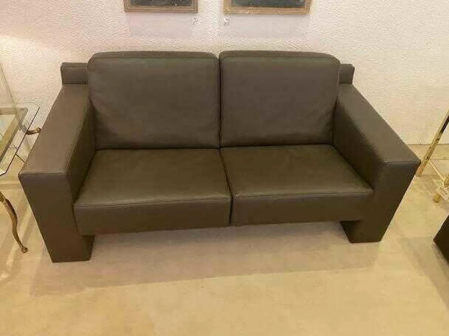 Jori Polstergruppen|Garnitur Dakota JR 9800 Leder Fuerte Braun 2 Sofas