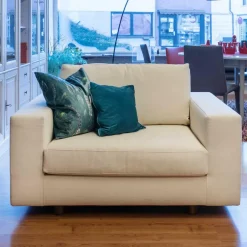 Marktex Polstergruppen|Garnitur Lavinia mit Armlehne Stoff 4656-26 Creme