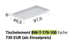 Bielefelder Werkstätten Polstergruppen|Garnitur Long Island 2/75 Stoff Promise JA1629/040 Gelb mit Tisch und Anbauelement