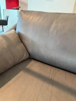 Violetta Polstergruppen|Garnitur Malin Leder Leder schiefer Toskana 2 Sofas