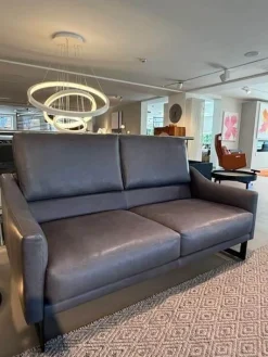 Violetta Polstergruppen|Garnitur Malin Leder Leder schiefer Toskana 2 Sofas