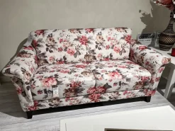 Ponsel Polstergruppen|Garnitur Providence Stoff 730 11 Gemustert Holzfuß 2 Sofas