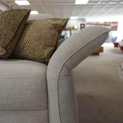 Rom Polstergruppen|Garnitur Sofa Regina mit Sessel Vinson Stoff Escana Naturel