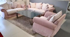 Max Winzer Polstergruppen|Garnitur Summerville Stoff 240020 / 06 Rose 2 Sofas 1 Sessel