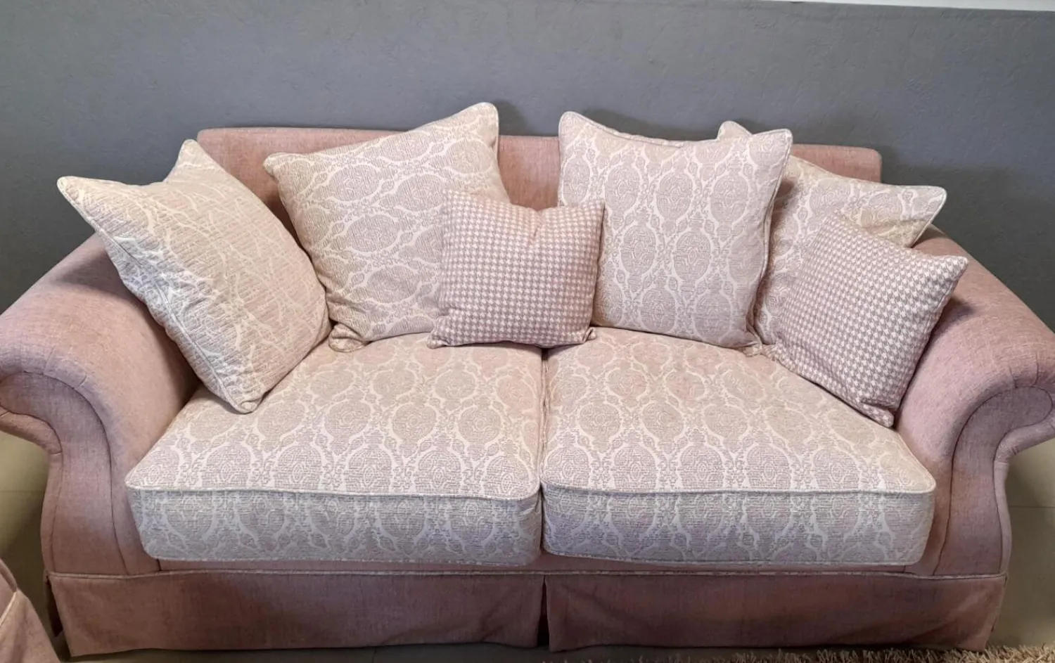 Max Winzer Polstergruppen|Garnitur Summerville Stoff 240020 / 06 Rose 2 Sofas 1 Sessel