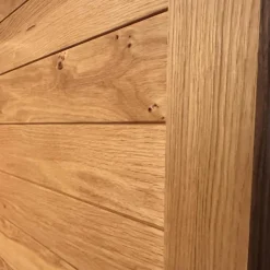 Scholtissek Vitrinen & Highboards|Geschirrschrank Tratum Front Floatglas Platin Matt Grau Korpus Asteiche