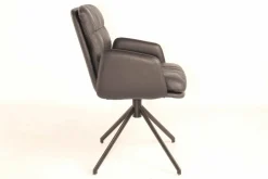 Lavida Relaxsessel|Gianluca Drehgestell Sessel Leder Toledo Nero