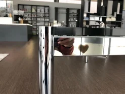 USM Haller Schreibtische & Sekretäre|Esstische|Glastisch Transparent 10075.80 Gestell Chrom