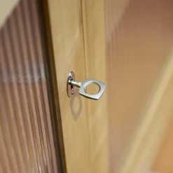 Hausel Vitrinen & Highboards|Glasvitrine Kirschbaum Geölt Modell 5176 Mit Riffglas