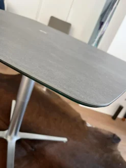 Ronald Schmitt Design Couchtische|Höhenverstellbarer Couchtisch Dualo Keramik Zement Grau