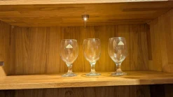 Klose Kollektion Vitrinen & Highboards|Highboard K2 Wildeiche Geölt Inklusive Beleuchtung Und Flaschenhalterung