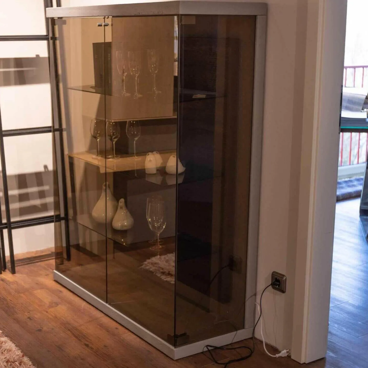 Hartmann Vitrinen & Highboards|Highboard LS022519 Brik 7111 Kerneiche Tabak