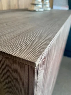 Anrei Vitrinen & Highboards|Highboard Puro Massivholz Bergfichte Mit Naturstein Einlagen