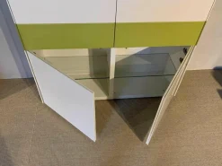 Kettnaker Vitrinen & Highboards|Highboard Soma Weiß Kernnussbaum Lemon