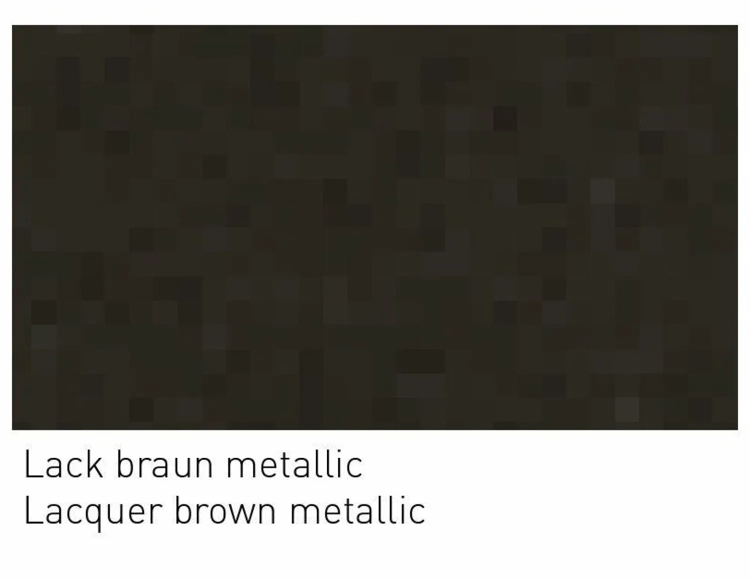 Renz Vitrinen & Highboards|Highboard Star Lack Braun Metallic Türfronten Räuchereiche